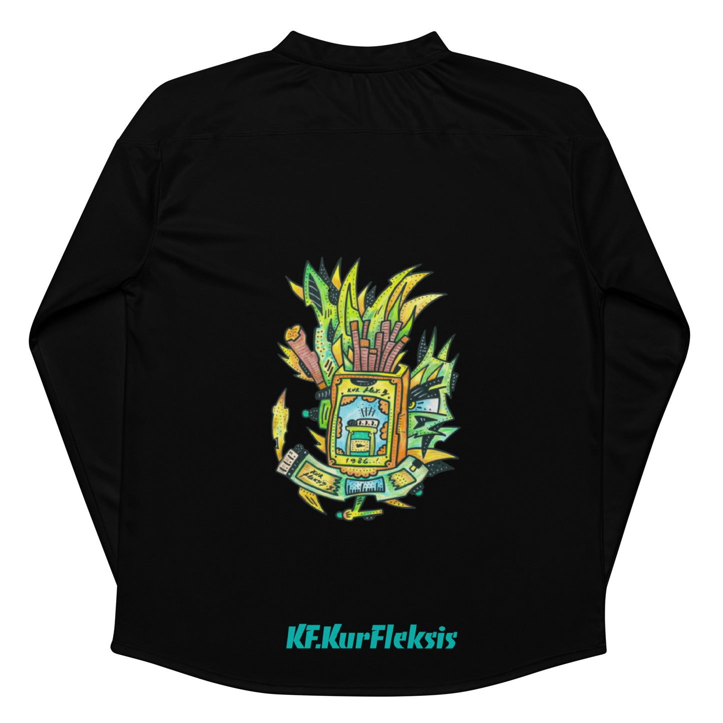 Recycled hockey fan jersey