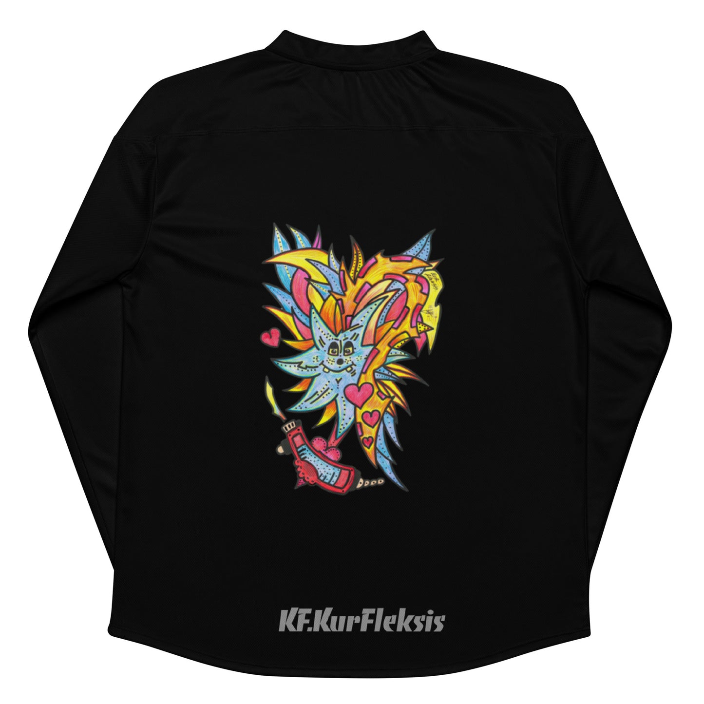 Recycled hockey fan jersey