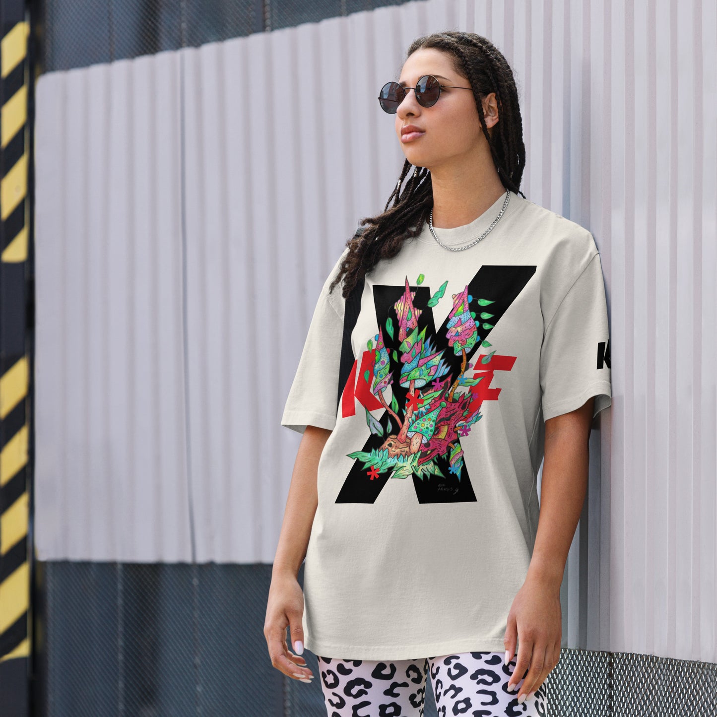 Oversized faded t-shirt