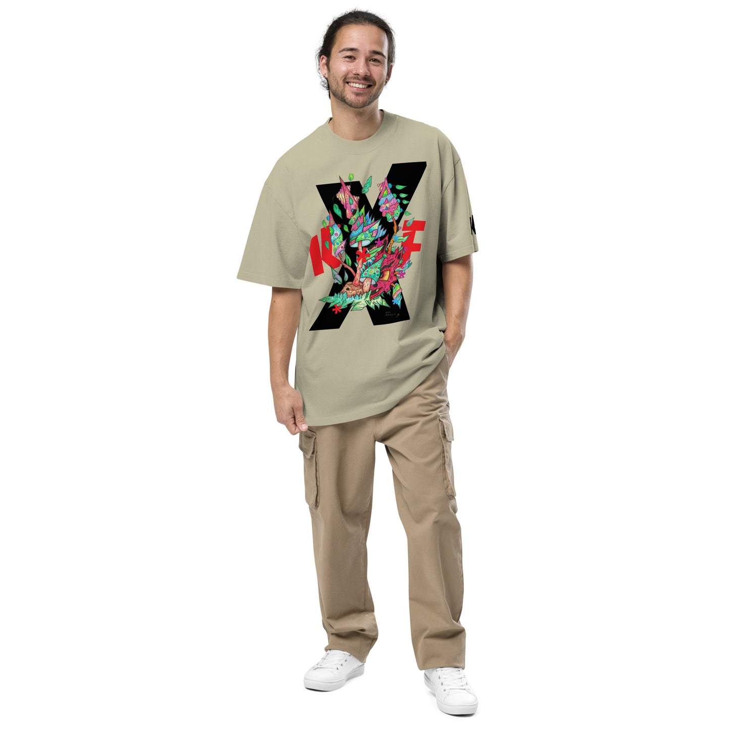 Oversized faded t-shirt