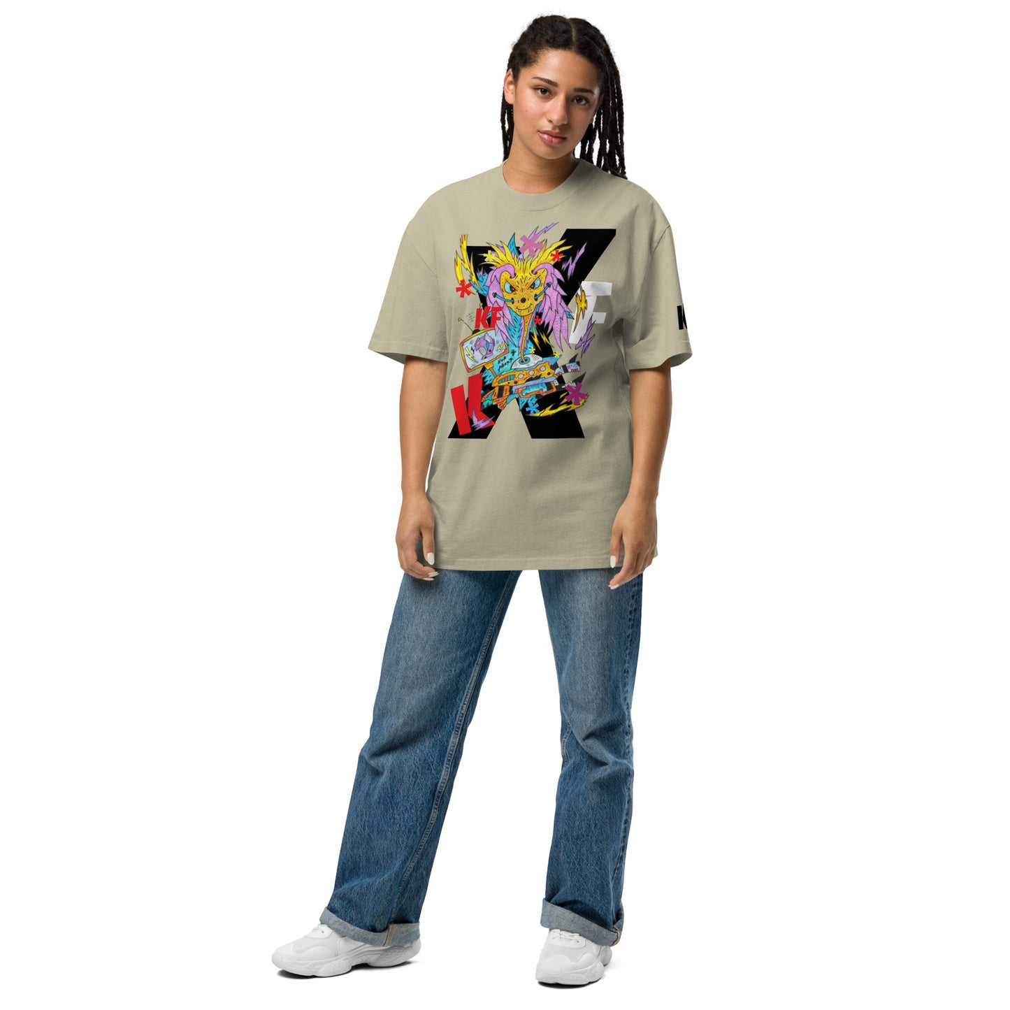 Oversized faded t-shirt